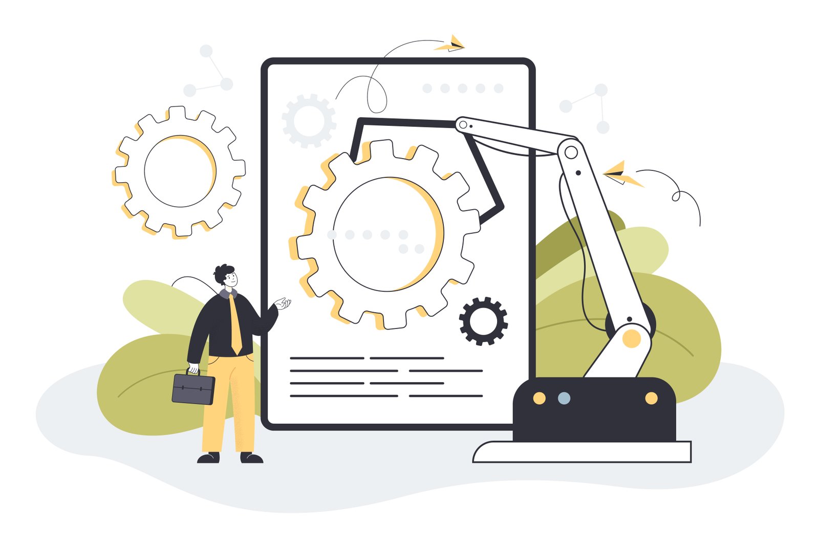 Business process automation concept