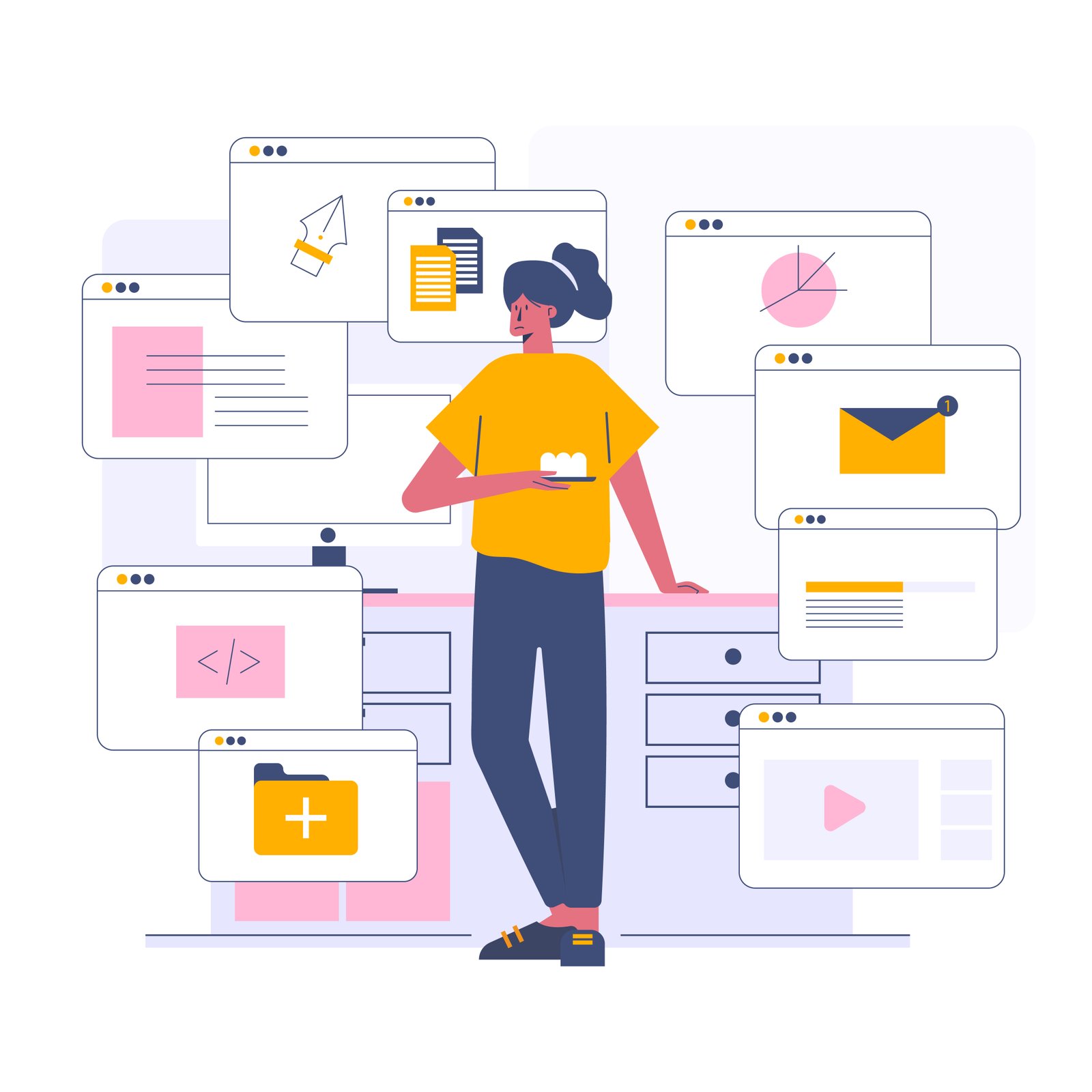 SaaS platform scalability concept